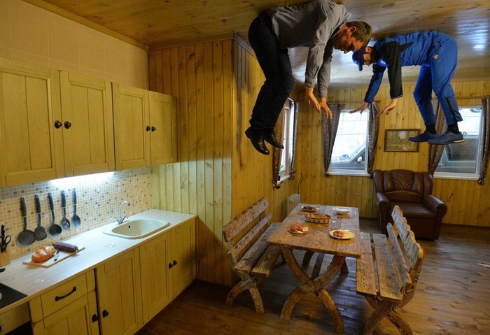 Перевернутый дом в Шерегеше